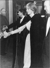Princess Diana attends Covent Garden Ballet original 8x10 press photo