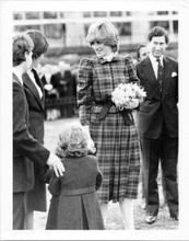 Princess Diana & Prince Charles original 8x10 press photo attending event