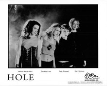 Hole 1998 Geffen records original 8x10 photo Courtney Love and band
