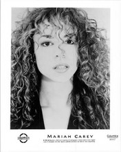 Mariah carey original 8x10 photo 1990 Columbia Records portrait