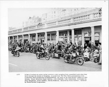 Quadrophenia 1979 original 8x10 photo rockers on motorbikes ride thru Brighton