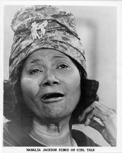 Mahalia Jackson original 8x10 photo 1960's on Girl Talk TV series