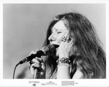 Janis 1975 original 8x10 photo documentary Janis Joplin singing on stage