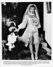 Season Hubley in stockings and white wedding gown original 8x10 photo Vice Squad