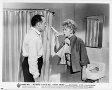 Critic's Choice Lucille Ball points toothpaste at Bob Hope original 8x10 photo