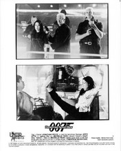 Tomorrow Never Dies original 8x10 photo Michelle Yeoh in action Jonathan Pryce