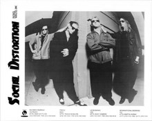 Social Distortion original 8x10 photo Sony Music promotional pose