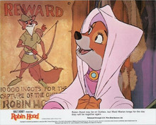 Walt Disney Robin Hood original 1973 8x10 lobby card Maid Marian by Robin poster