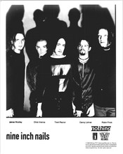 Nine Inch Nails 1994 original 8x10 inch photo James Chris Trent Danny & Robin