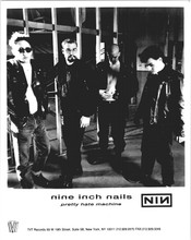Nine Inch Nails original 8x10 inch photo TVT Records pretty hate machine promo