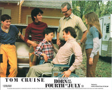 Born on the Fourth of July original 8x10 lobby card Tom Cruise meets the family