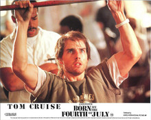 Born on the Fourth of July original 8x10 lobby card 1989 Tom Cruise holding bar