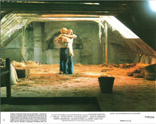 Equus 1977 original 8x10 lobby card Jenny Agutter hugs Peter Firth in barn