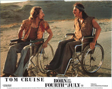 Born on the Fourth of July 1989 original 8x10 lobby card Tom Cruise Willem Dafoe