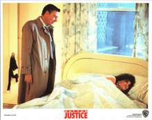 Out For Justice 1991 original 8x10 lobby card Jerry Orbach looks at woman in bed