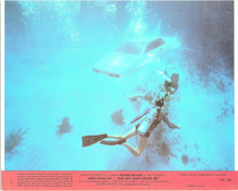 Spy Who Loved Me 1977 original 8x10 lobby card Lotus Esprit under water shoot