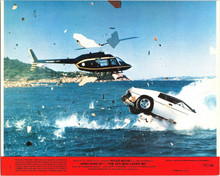 Spy Who Loved Me 1977 original 8x10 lobby card helicopter chase Lotus Esprit