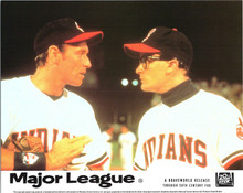 Major League original 8x10 lobby card Corbin Bernsen & Charlie Sheen on field