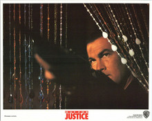 out For Justice 1991 original 8x10 lobby card Steven Seagal takes aim
