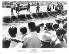 The Wild Racers 1968 original 8x10 photo crowd watches cars line-up in France
