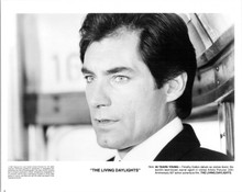 The Living Daylights 1987 original 8x10 photo Timothy Dalton suave as Bond