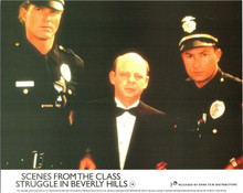Scenes From Class Struggle in Beverly Hills original 8x10 lobby card cops arrest