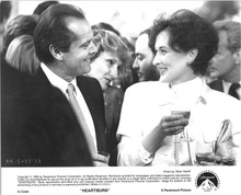Heartburn 1986 original 8x10 inch photo Meryl Streep & Jack Nicholson at party