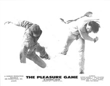 The Pleasure Game 1970 fight scene in snow original 8x10 photo