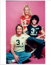 Three's Company vintage 8x10 photo John Joyce & Suzanne smiling pose