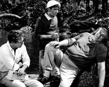 Gilligan's Island Alan Hale Jr in pain Bob Denver Russell Johnson 8x10 photo