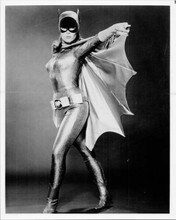 Yvonne Craig as Batgirl opening cape from Batman TV series 8x10 inch photo