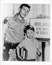 Andy Griffith Show 8x10 photo Drive Safely Kids back in School Andy & Opie