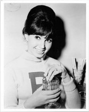Batman TV series 8x10 Donna Loren holds milkshake as Susie Joker Goes To School