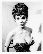 Madeline Smith Hammer Heroine busting out of bodice 1971 Up Pompeii 8x10 photo
