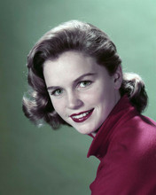 Lee Remick stunning 1960's studio portrait in red jacket smiling 8x10 inch photo