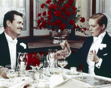 Victor/Victoria James Garner & Julie Andrews dine and do cigars 8x10 inch photo