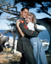 In Love and War 1958 Jeffrey Hunter embraces Hope Lange 8x10 inch photo