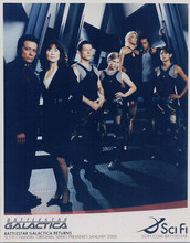 Battlestar Galactica 2005 SciFi Channel 8x10 photo full cast pose