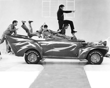 Grease 1978 John Travolta atop Ford Super Deluxe in dance number 8x10 inch photo