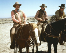 The Undefeated 1969 John Wayne Ben Johnson Harry Carey Jnr on horses 8x10 photo