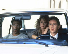 Beverly Hills Cop Eddie Murphy Judge Reinhold Lisa Eilbacher in car 8x10 photo