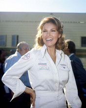Raquel Welch with dazzling smile on set 1976 Mother Jugs & Speed 8x10 inch photo
