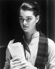 Brooke Shields wears tartan scarf 8x10 inch photo Endless Love