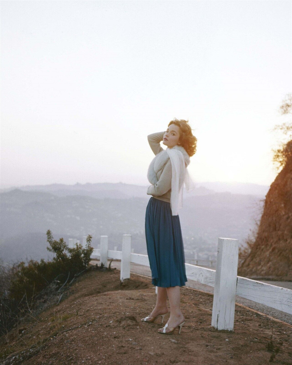 Woman on a Fashion Photoshoot Posing in Mountains · Free Stock Photo