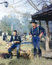 The Horse Soldiers 1959 William Holden John Wayne film scene in woods 8x10 photo