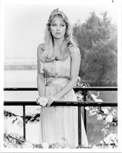 Tanya Roberts holding rose looks beautiful 8x10 photo A View To A Kill as Stacey