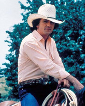 Dallas TV classic Patrick Duffy as Bobby Ewing on horseback 8x10 inch photo
