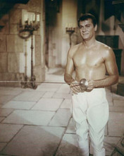 Tony Curtis bare chested beefcake holding sword 1965 The Great Race 8x10 photo