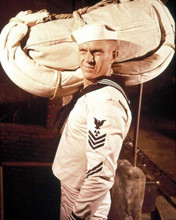 Steve McQueen in sailor uniform haversack on shoulder Sand Pebbles 8x10 photo