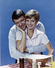 The Brady Bunch 1970's Robert Reed Florence Henderson in kitchen 8x10 photo